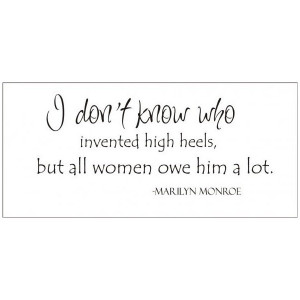 Marilyn Monroe Wall Quotes liked on Polyvore
