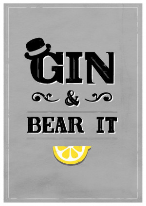 Haha - I love this. I'm craving a gin and tonic. Buying some today and ...