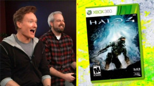 Late-night TV show host Conan O’Brien started reviewing video games ...