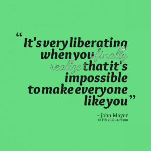 Quotes Picture: it's very liberating when you finally realize that it ...