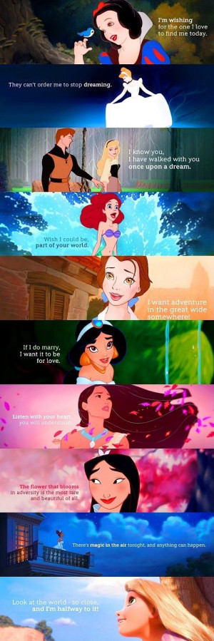 Love Quotes Disney Princess Movi...