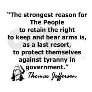 Thomas Jefferson on second amendment