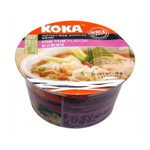 Koka Tom Yum Flavor Rice Noodles Pot 90G
