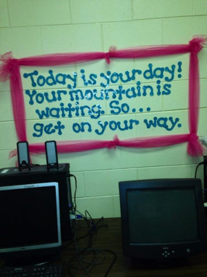 Dr. Suess quote in my classroom
