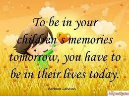 Be active in your child's life!