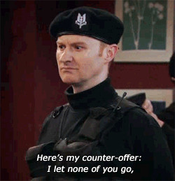 mark gatiss clone colonel black because the military uniform is just ...
