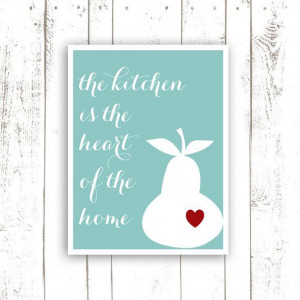 Kitchen Art Print - Printable Digital File Kitchen Quote Art Print ...