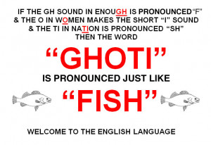 How To Spell “Fish” In Phonetic English…