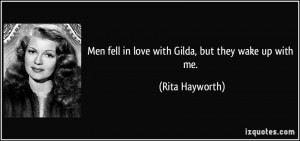 Rita Hayworth Quote