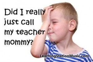 Teachers are very nurturing so it’s really no surprise that a child ...
