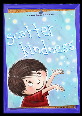 Scatter Kindness Children's Quote