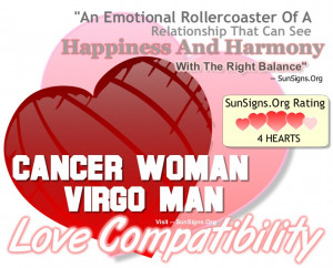 Cancer Woman And Virgo Man – A Happy & Harmonious Relationship