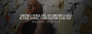 Eminem Life Is Complicated Eminem Im A Real Asshole