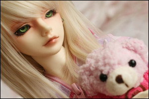 Doll, girl, cute, sad, alone, teddy, bear