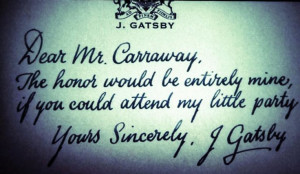 Great Gatsby Party Invitation