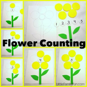 Spring Counting Preschool Lesson PlanIdeas, Flower Games, Numbers ...