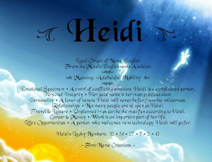 Baby Girls Names, Baby Girl Names, Baby Names Heidi, Heidi Names