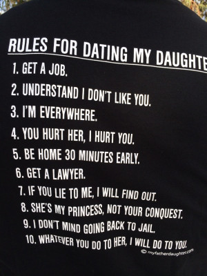 Dads Against Daughters Dating T Shirt