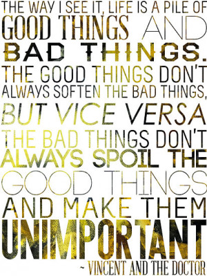 Vincent Van Gogh Doctor Who Quote