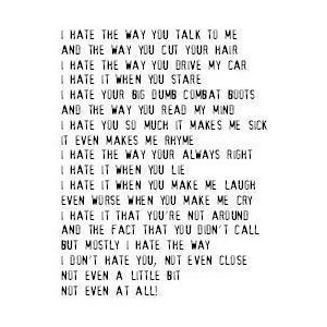 Hate The Way You Talk To Me