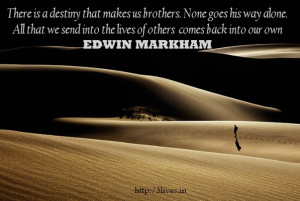 Quote by Edwin Markham