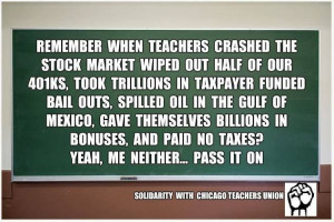 stand with teachers' unions!