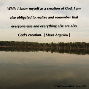 Maya Angelou Quotes About Women And God