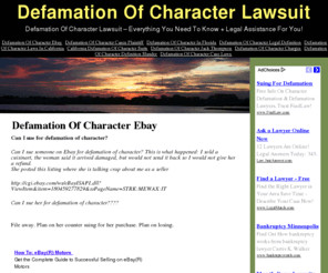 .info: Defamation Of Character LawsuitDefamation Of Character ...