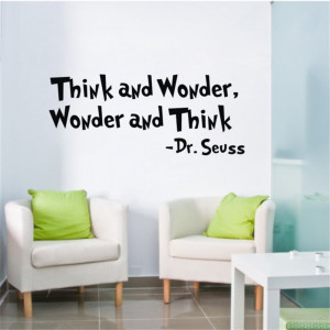 ... Dr . Seuss wall decals quotes for kids cartoom movie actor's lines joy