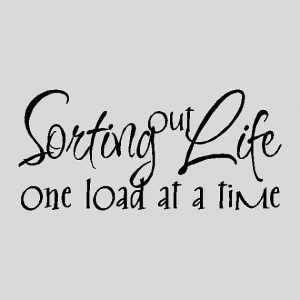 Sorting out life, getting rid of the negativity, the fake people ...