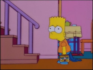 Bart Simpson Sad Face