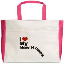 Double Knee Replacement Beach Tote for