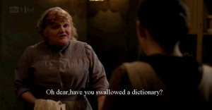 Mrs.Patmore funny quotes in season 3! Downton abbey is back