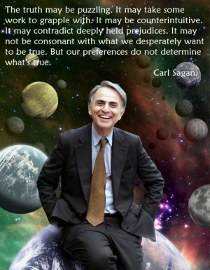 Carl Sagan: The Truth May Be Puzzling…