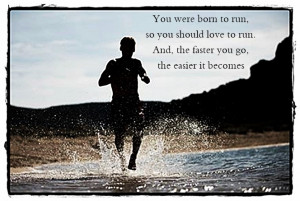 Motivational poster quotes about running