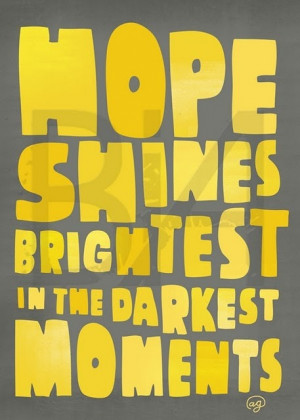 just love both of these quotes about hope hope was vital to me ...