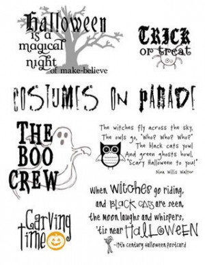 Halloween sayings