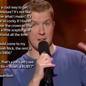 Nick Swardson Stand Up On Being a Professional Treasure Hunter