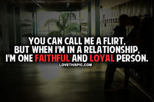 One Faithful And Loyal Person