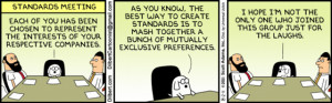Another comic strip on Standards pointed out by Tor Bjorn Minde ...