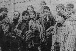 Child survivors of the Holocaust filmed few days after the liberation ...