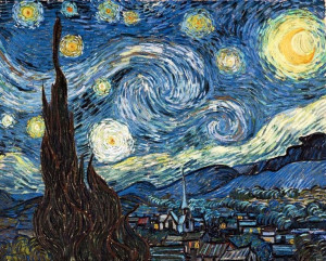 Starry Night Sky by Vincent Van Gogh
