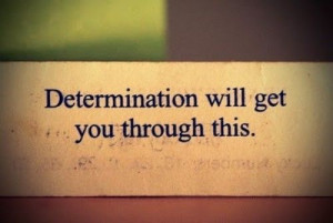 ... get anything you want in life if you just have a little determination