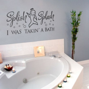 ... Home › Bathrooms › Creative and Fun Bathroom quote wall stickers