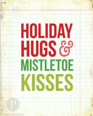 Holiday hugs & mistletoe kisses ♥