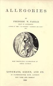 Cover of Allegories by Frederic William Farrar