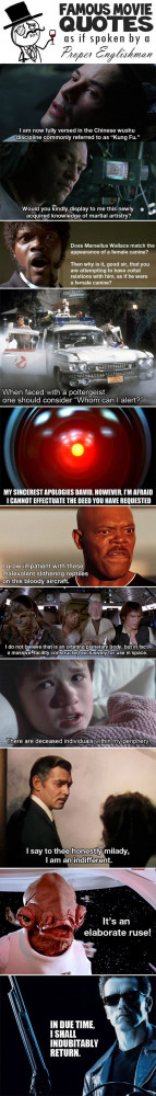 proper english movie quotes