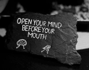 Open Your Mind Before
