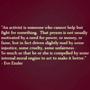Eve Ensler activist quote
