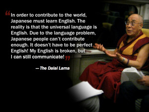 The Dalai Lama has the courage to speak 
